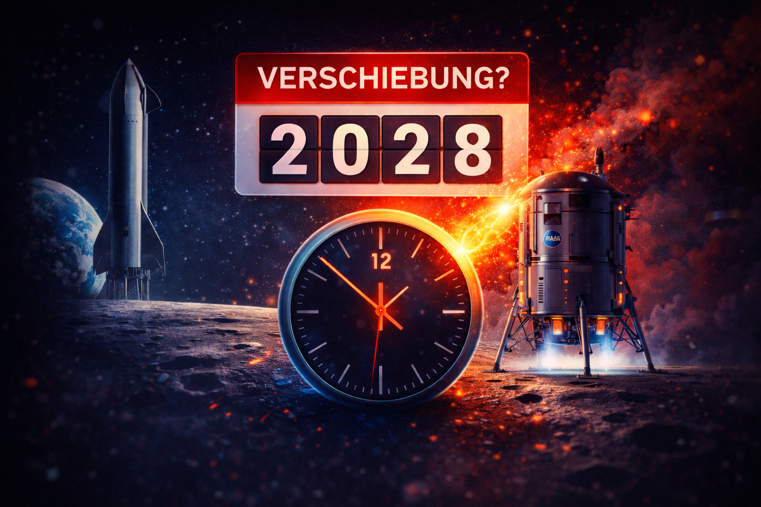 Artemis-III-Verschiebung: Mondlandung erst 2028? NASA-Statement im Fokus