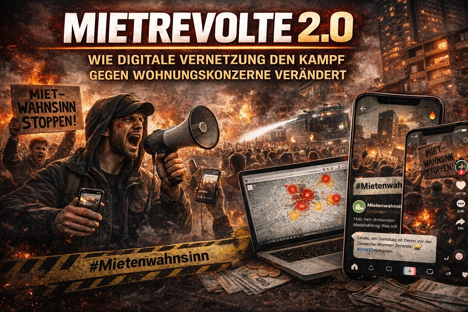 Mietrevolte 2.0: Digitale Vernetzung gegen Wohnungskonzerne
