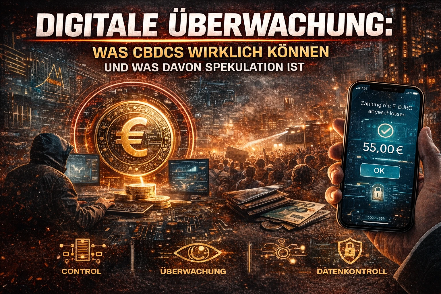 Digitale Überwachung: CBDCs und die Kontrolle über dein Geld